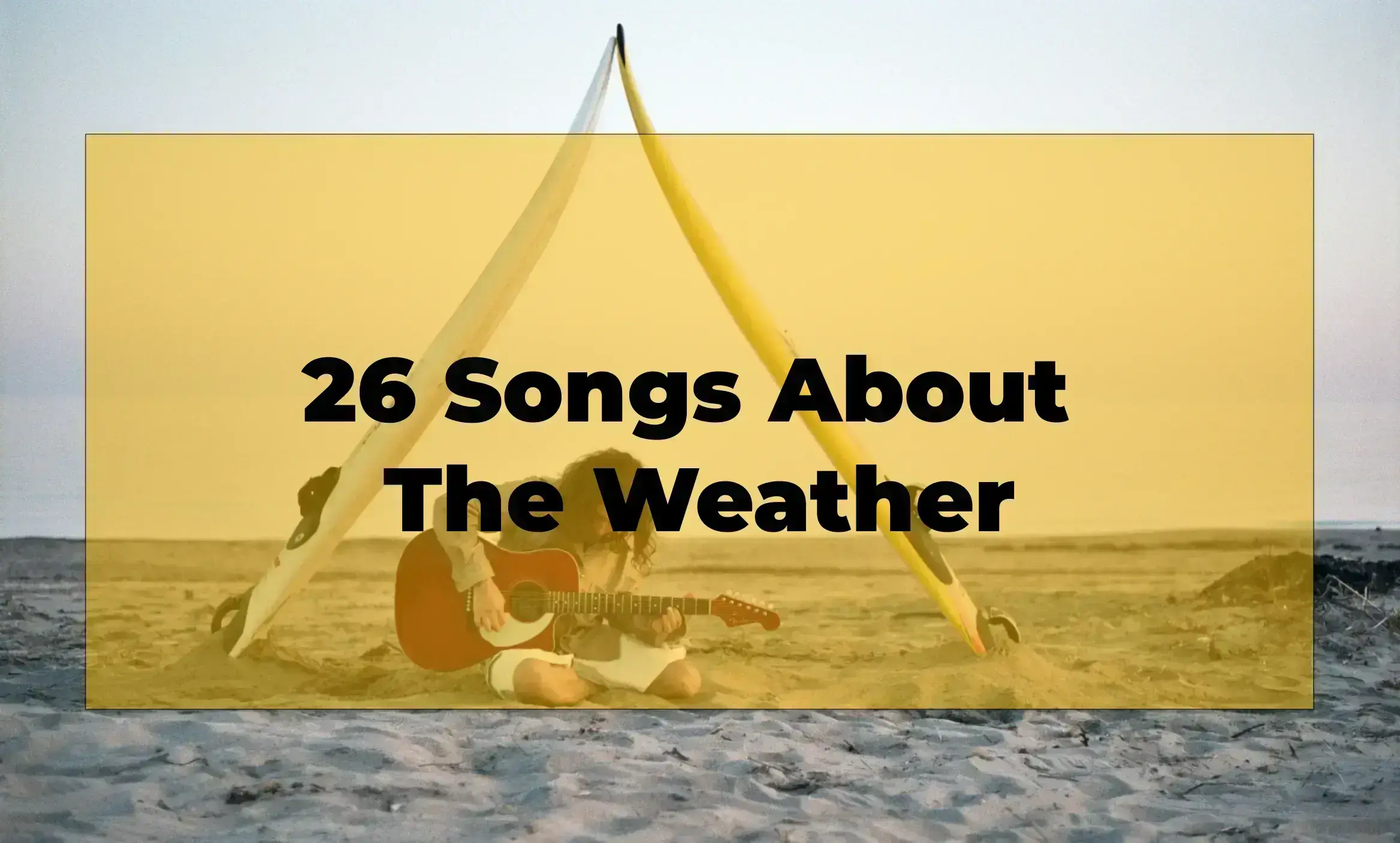 Songs about the weather
